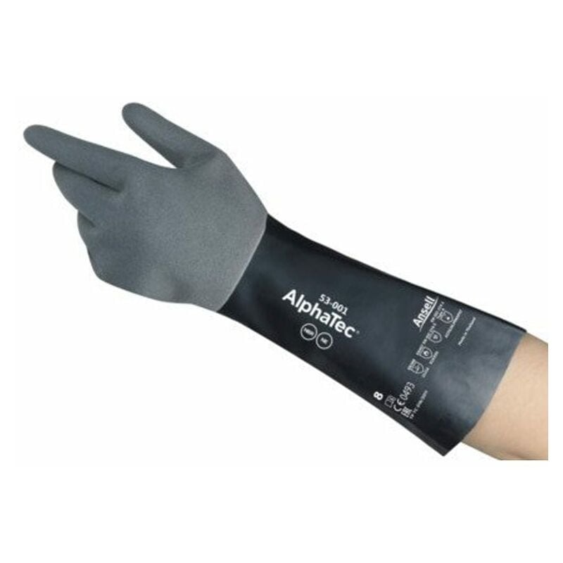 Ansell 53-001 Size 10, 0 Chemical Protection Gloves