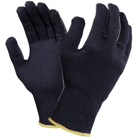 Ansell Colortext Plus Guanto di Protezione meccanica contro il taglio, Blu, Taglia XL (12 Paia)