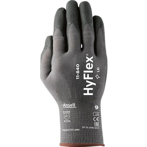 OXXA 15186009 Kälteschutzhandschuh Größe 9 schwarz/grau Nylonträger EN 388 EN 5 