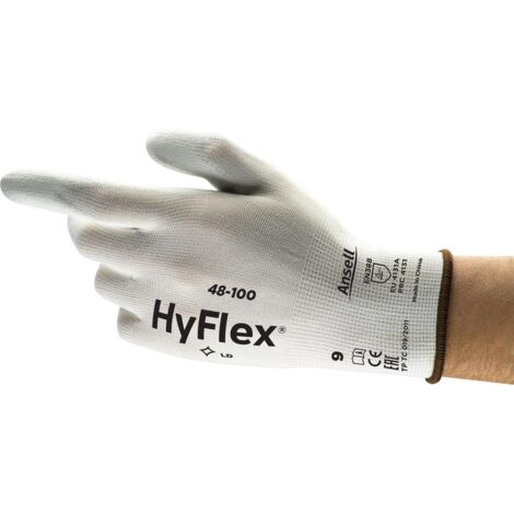 Ansell Handschuh HyFlex 48-100,weiß, Gr. 10 12 Stk