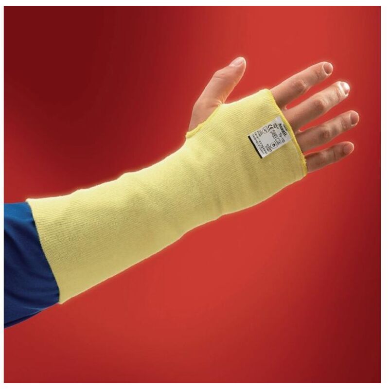 Manchette HyFlex 70-110 254 mm jaune 100 % Kevlar en 388, en 407 Catégorie iii 12 Stück