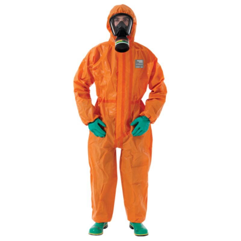 5000 Ultrasonically Welded & Taped - Model 111 xl Protective Suits - Orange - Ansell