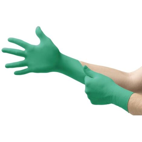 Guanti monouso Reflexx® R68 in nitrile verde, 100 unità su