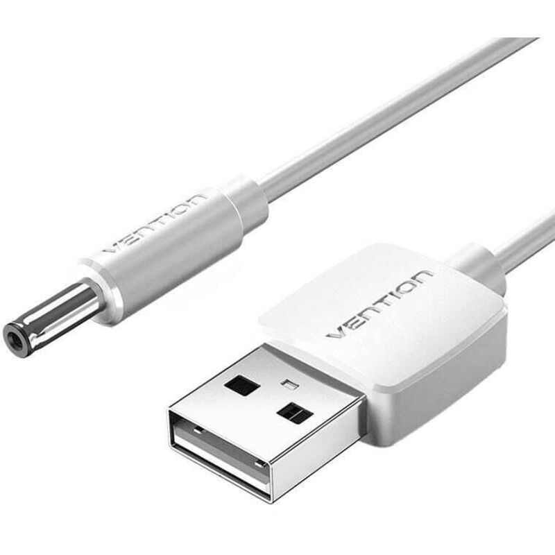 Cable Conversor Usb Vention Cexwg/ Usb Macho - Dc 3.5mm Macho/ 1.5m/ Blanco
