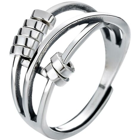 Lumanuby 6 pezzi moda anello aperto anello da donna design semplice stile ragazze gioielli accessori d oro 