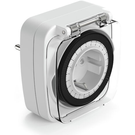 Ansmann 1260-0013 Zeitschaltuhr analog Tagesprogramm 3680 W IP44