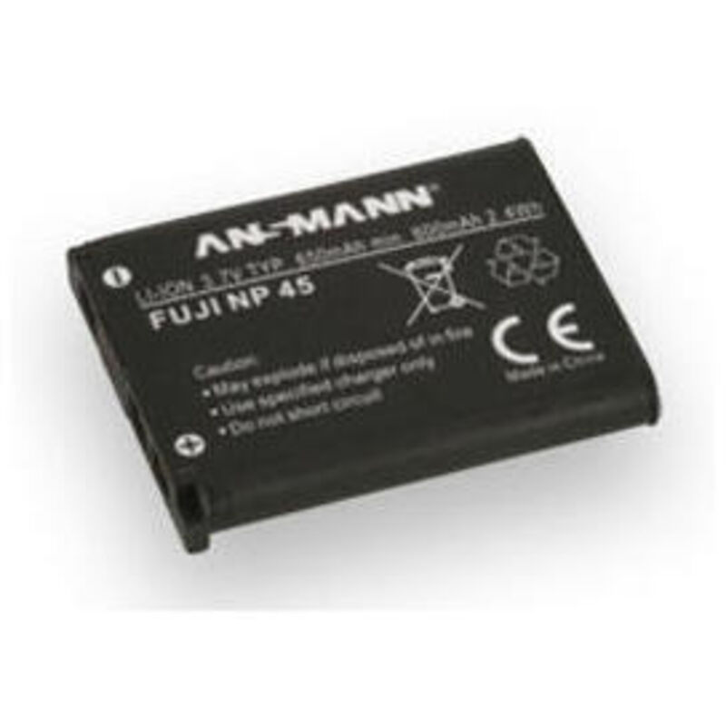 Ansmann - A-Fuji np 45 - Batterie - Li-Ion - 650 mAh - pour Fujifilm FinePix JV500, JX580, JX680, JZ200, JZ250, T410, T500, T550, XP60 Instax Mini 90