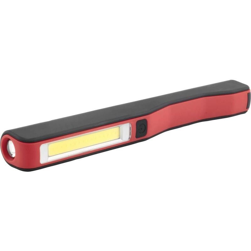 Image of 1600-0211 IL150B Lampada a forma di penna Penlight a batteria led (monocolore) 185 mm Rosso, Nero - Ansmann