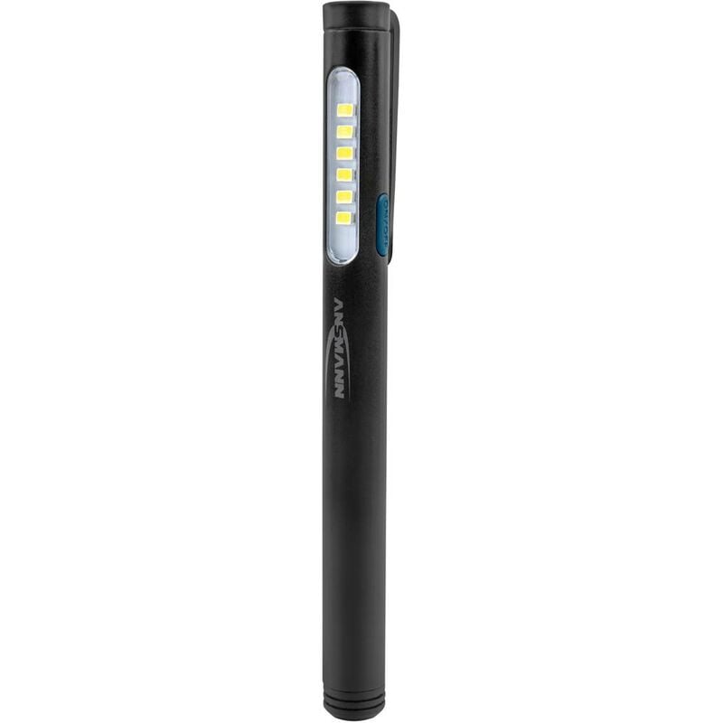 Image of 1600-0385 PL130B Lampada a forma di penna Penlight a batteria led (monocolore) Nero - Ansmann