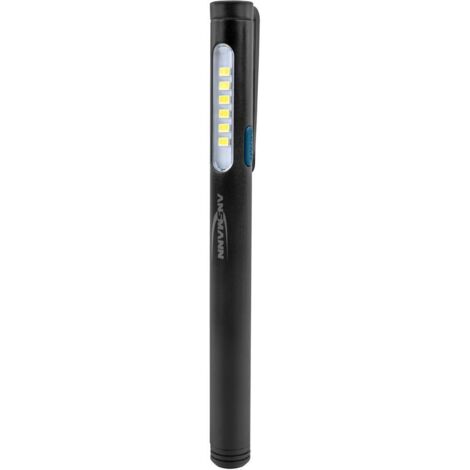 Ansmann 1600-0385 PL130B Lampada a forma di penna Penlight a batteria LED (monocolore) Nero