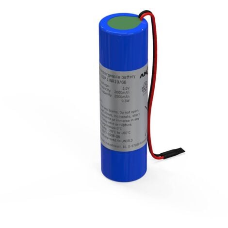 Blister 1 Batteria Ricaricabile Ioni di Litio 18650 2600 mAh 26FP - Batterie  al litio - Batterie e Caricatori - Accessori