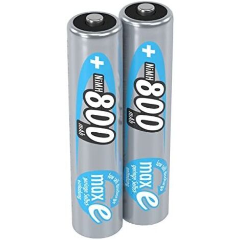 Ansmann 1x2 Batterie ricaricabili Maxe Nimh Micro 800 Mah
