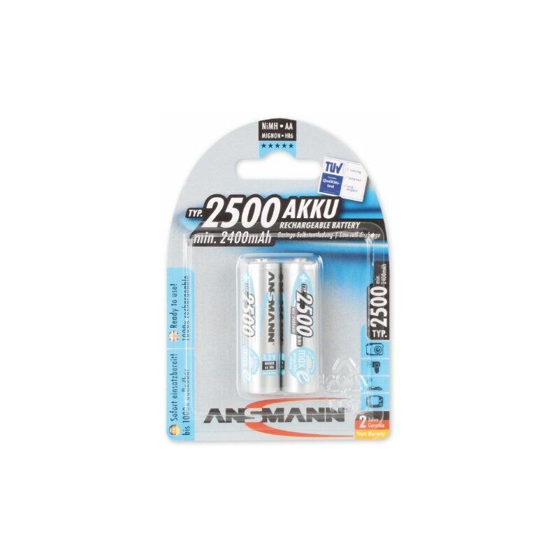 

Ansmann 2500mAh AA maxE plus