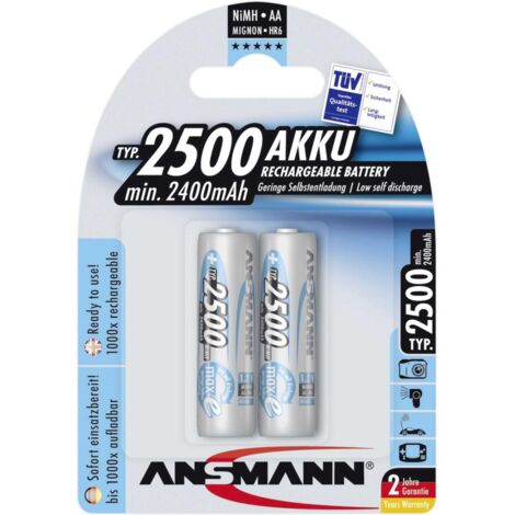 Ansmann 2500mAh AA maxE plus