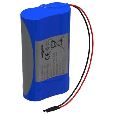 Ansmann 2S1P Akkupack 2x 18650 Kabel Li-Ion 7.2V 2600mAh Akkupack 2x   Li-Ion 7.2 V 2600 mAh