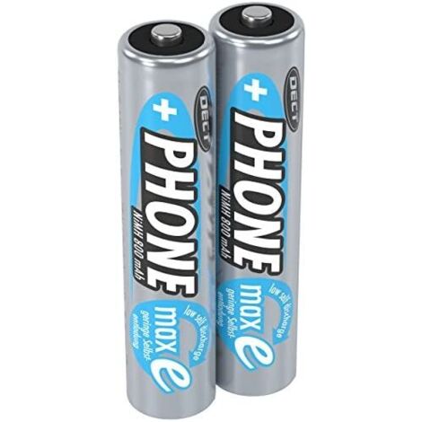 Ansmann 2x Batterie ricaricabili mini stilo AAA