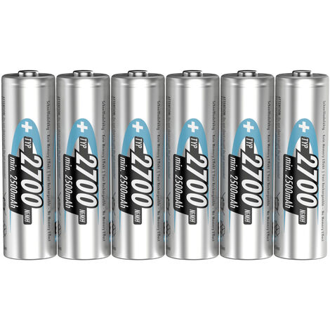 Ansmann 4+2 HR06 Mignon (AA)-Akku NiMH 2700 mAh 1.2 V 6 St.