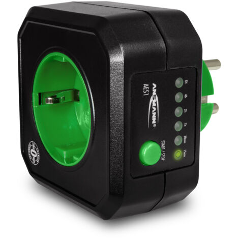 Ansmann 5024063 Steckdosen-Timer digital Tagesprogramm 2500 W IP20
