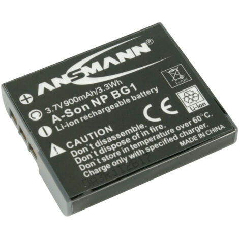 ANSMANN Akkupack A-Son NP BG 1 Ersatz für Kamera Sony DSC-W30… 5044293