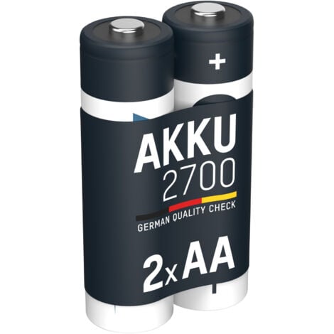 ANSMANN Mignon AA Akku 2700 mAh Hohe Kapazität