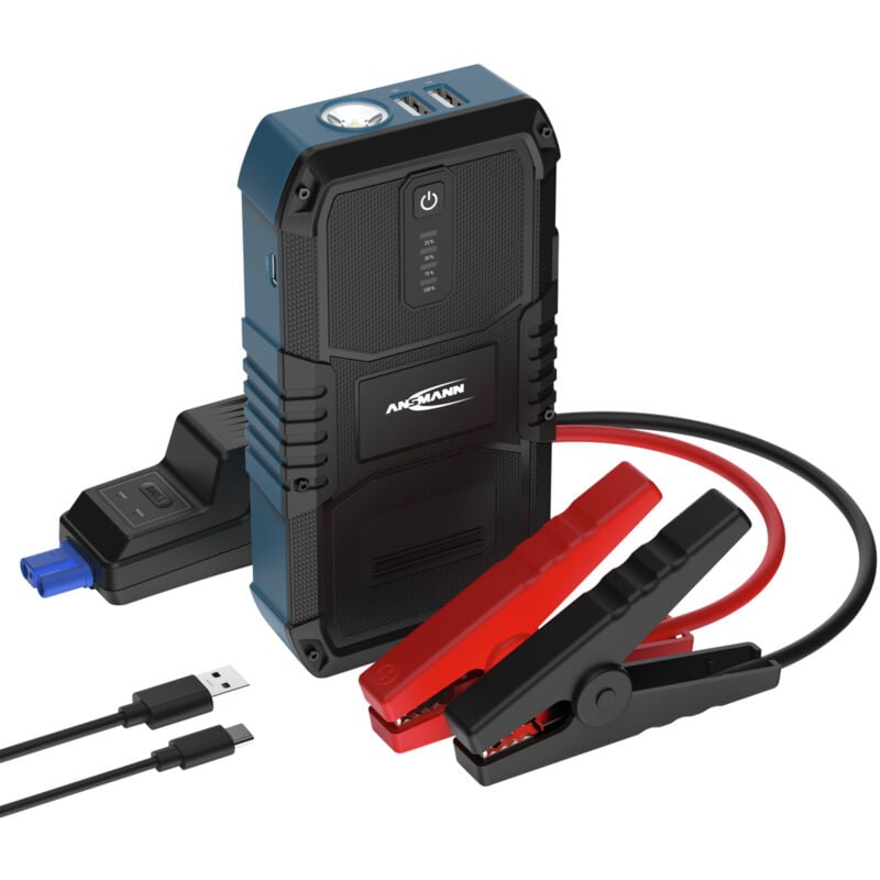 Banque de démarrage Powerbank, pour batteries de véhicule 12V, avec led - Ansmann