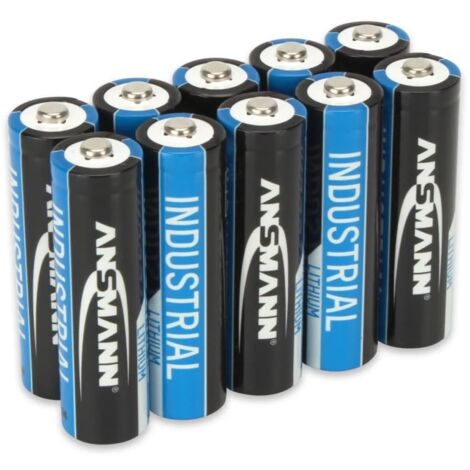 Ansmann Baterías industriales de litio AA 10 unidades 1502-0005