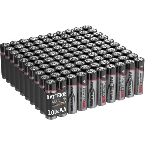 Ansmann Batterie Mignon LR6 AA 1,5V Alkaline Red 100 Stück