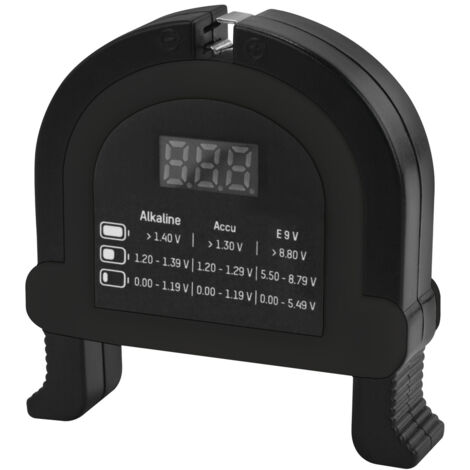 Ansmann Batterietester Check-It Messbereich (Batterietester) 1,2 V, 1,5 V, 3 V, 9 V Akku, Batterie 4
