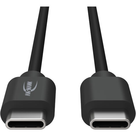 ANSMANN Câble USB C vers USB C 120 cm 60W/3A (1 pce)