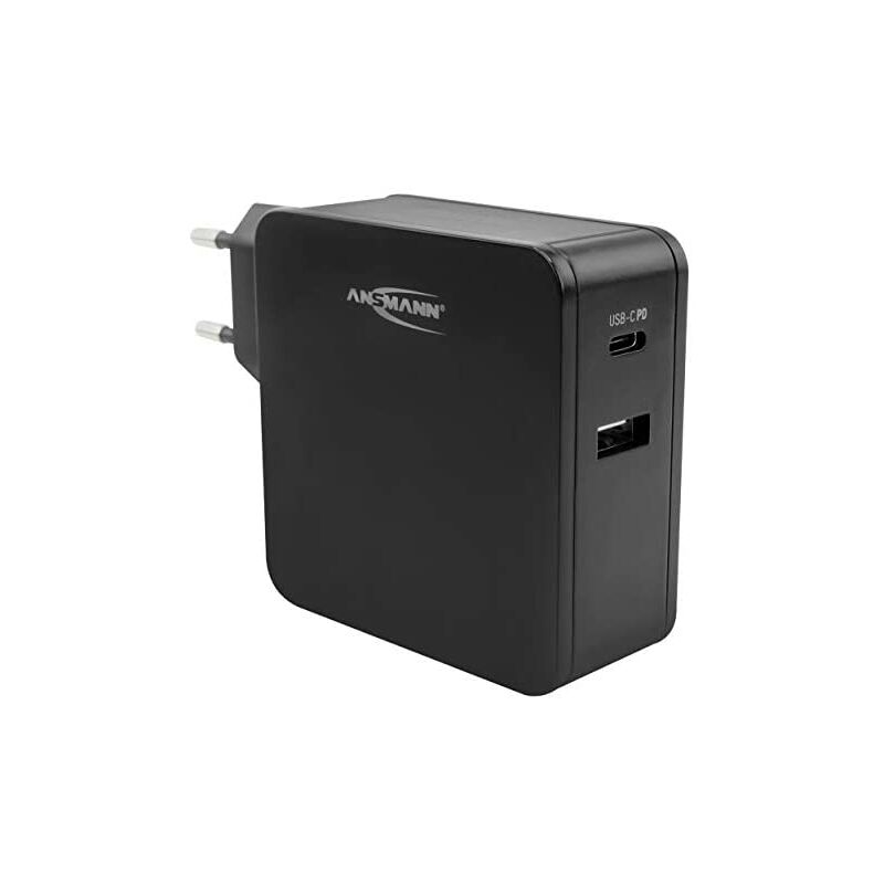 

Cargador con 5 Puertos USB (60 W, USB-C Power Delivery 30 W y Quick Charge 3.0, con Control de Carga Inteligente para móvil) - Ansmann