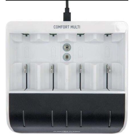 ANSMANN Chargeur pour piles Comfort Multi « Perfect 7 » (1 pièce)