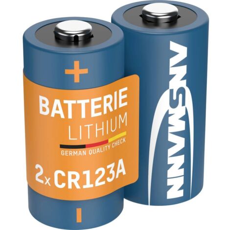 Ansmann CR17335 Batteria per fotocamera CR-123A Litio 1375 mAh 3 V 2 pz.