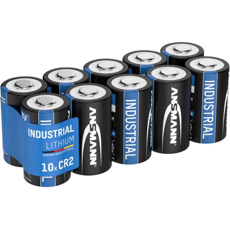 Piles CR2 3V Lithium à la longue durée de stockage (lot de 10) - Ansmann