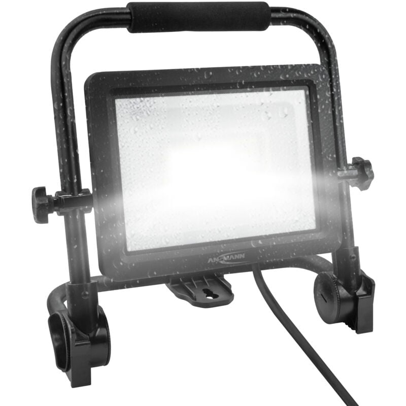 Ansmann - Projecteur de chantier à led, avec câble, robuste, 5400 lm
