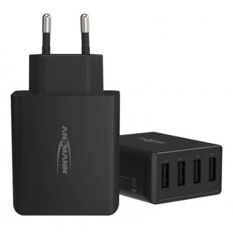 Ansmann  HomeCharger HC430 1001-0107 Caricatore USB Presa di corrente Corrente di uscita max. 6000 mA 4 x Presa A USB