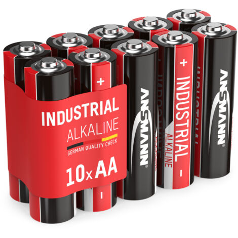 ANSMANN Industrial Piles Mignon AA 1,5V (Lot de 10)