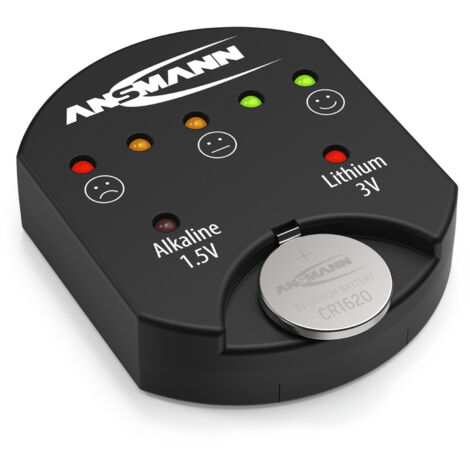 ANSMANN Knopfzellentester – Alkaline - Lithium