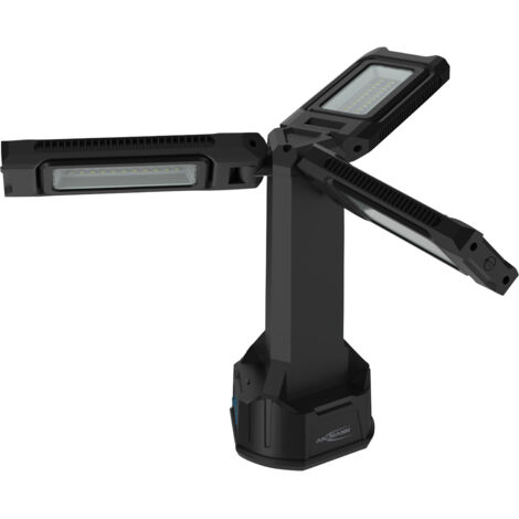 ANSMANN LED-Arbeitsleuchte Triohead, 7000 R, Akkubetrieb, mit Stativ