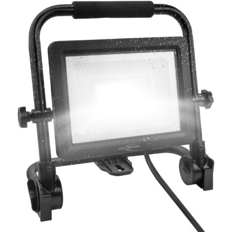ANSMANN LED Baustrahler, mit Kabel, robust, sehr hell, 5400lm, 50 Watt