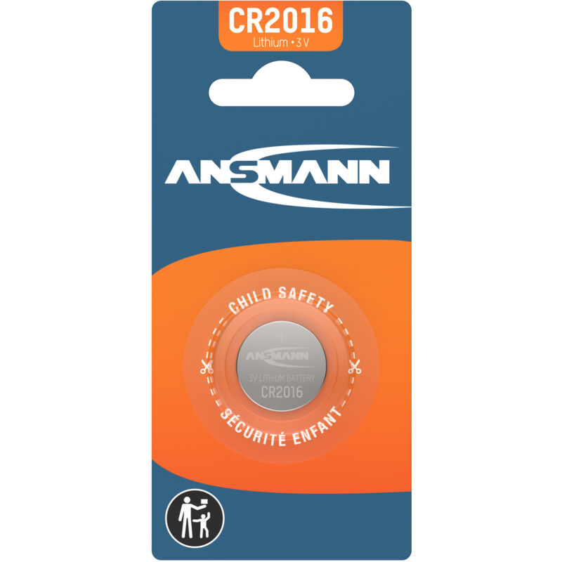 Ansmann - Pile bouton lithium CR2016 (1 pce)