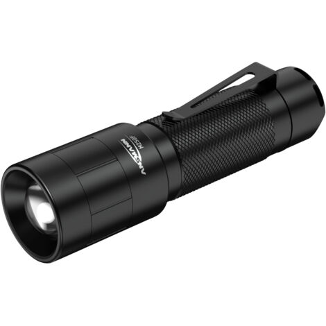 Ansmann M250F LED Taschenlampe mit Gürtelclip, mit Handschlaufe batteriebetrieben 260 lm  157 g
