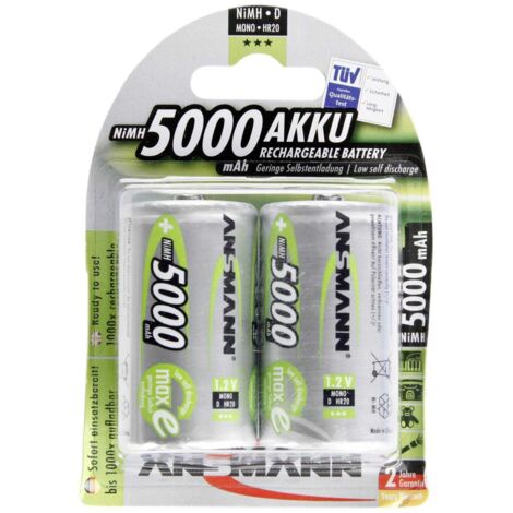 Ansmann Maxe D Nimh 5000mah Box 2x