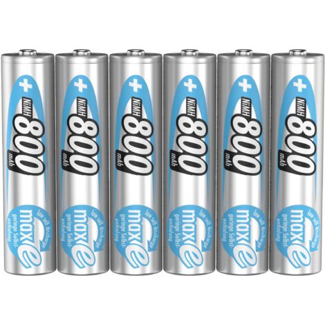 Ansmann maxE HR03 Pile rechargeable LR3 (AAA) NiMH 800 mAh 1.2 V 6 pc(s) A37012