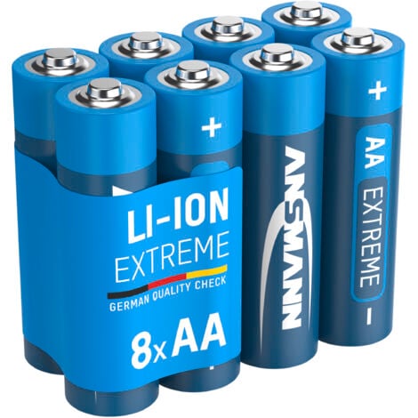 ANSMANN Lithium Batterie AA LR6 1,5V, 8 Stück