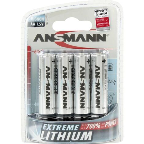ANSMANN Mignon Extreme Lithium - Batterie 4 x AA-Typ - Li