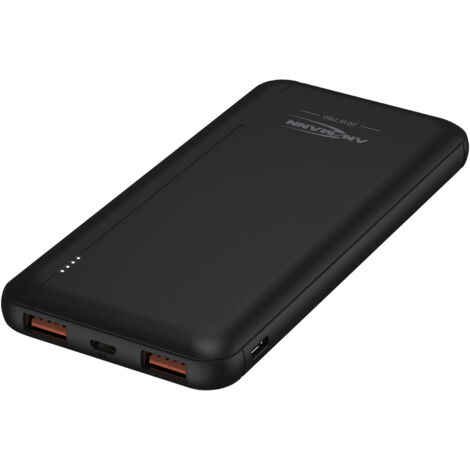 Ansmann PB320PD Powerbank 10000 mAh USB PD Li-Ion USB-A, USB-C® Schwarz