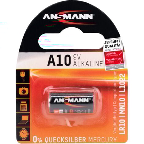ANSMANN Pile alcaline spéciale A10 9V (1 pce)
