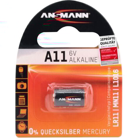 ANSMANN Pile alcaline spéciale A11 6 V (1 pce)