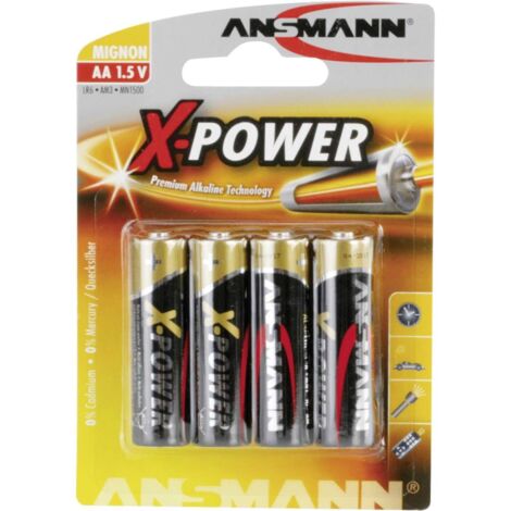 ANSMANN X-POWER Mignon AA - pile 4 x type AA - alcaline