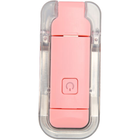 Ansteckbare Leselampe mit 3 Farbtemperaturen und 9 Helligkeitsstufen, USB-aufladbar, stabiler Clip für Bett, Reisen und Büro